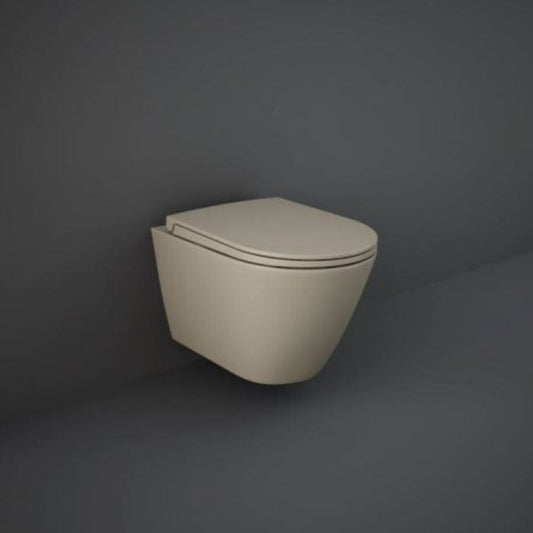 RAK Ceramics Feeling Toilet Seat and Cover Matt Cappuccino