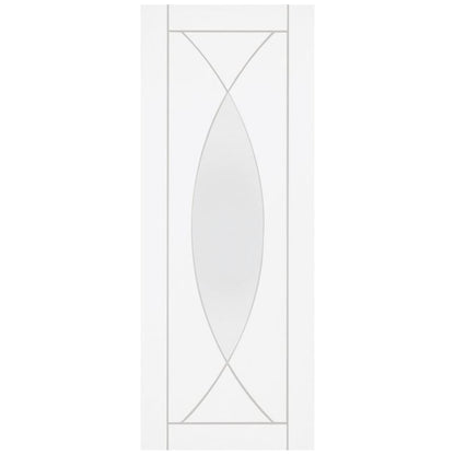 Image for XL Joinery Pesaro Internal White Primed Door with Clear Glass 1981 x 762 x 35mm (30")