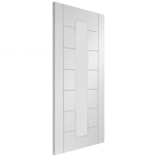 Image for XL Joinery Palermo 1 Light Internal White Primed Door with Clear Glass 1981 x 762 x 35mm (30")