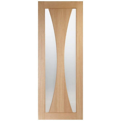 Image for XL Joinery Verona Internal Oak Door with Obscure Glass 1981 x 762 x 35mm (30")