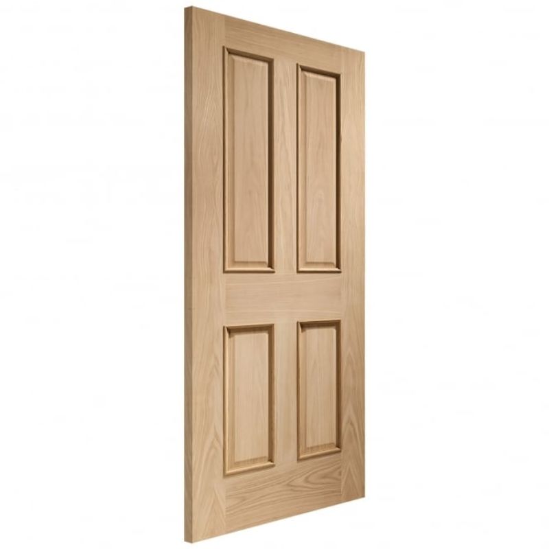 Image for XL Joinery Victorian 4 Panel With Raised Mouldings Internal Oak Door 1981 x 762 x 35mm (30")