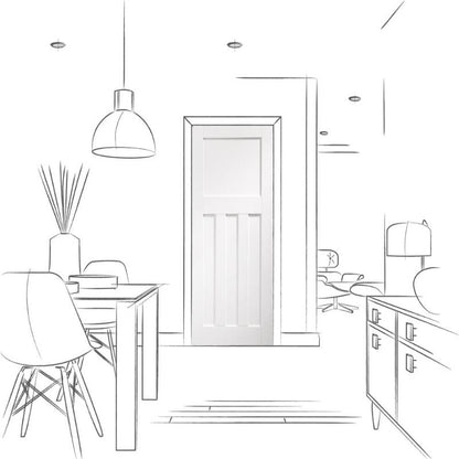 Image for XL Joinery DX Internal White Primed Fire Door 1981 x 686 x 44mm (27")