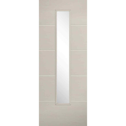 Image for LPD Santandor Ivory Laminated Internal Glazed Door 78in x 27in x 35mm (1981 x 686mm)