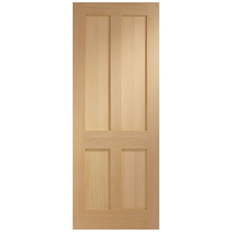 Image for XL Joinery Victorian Shaker 4 Panel Internal Oak Door 1981 x 686 x 35mm (27")