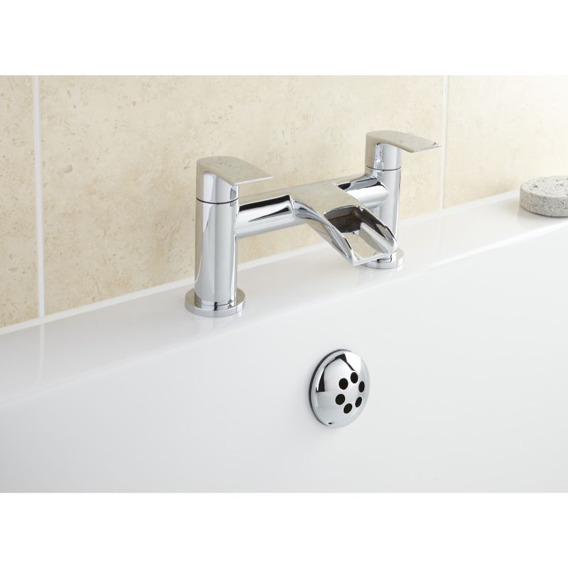 Aqua Flo Bath Filler - Chrome