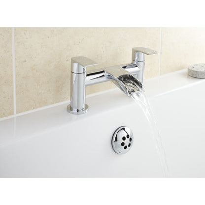 Aqua Flo Bath Filler - Chrome