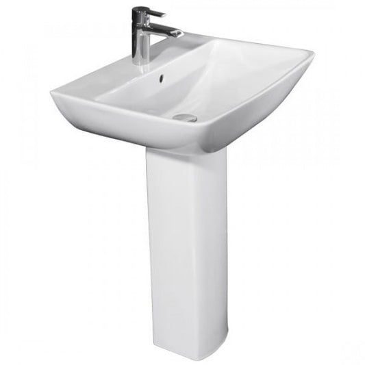 RAK Summit Basin & Full Pedestal 500mm Wide One Tap Hole