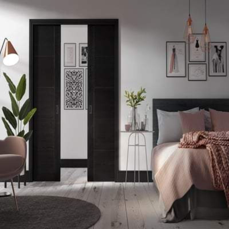 LPD Flusso Pocket Door Double Set Interior Door - 1981mm x 1524mm