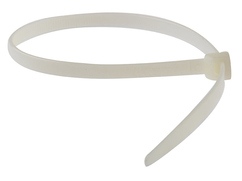 Forgefix Clear Cable Ties 8mm x 450mm (Bag of 100)