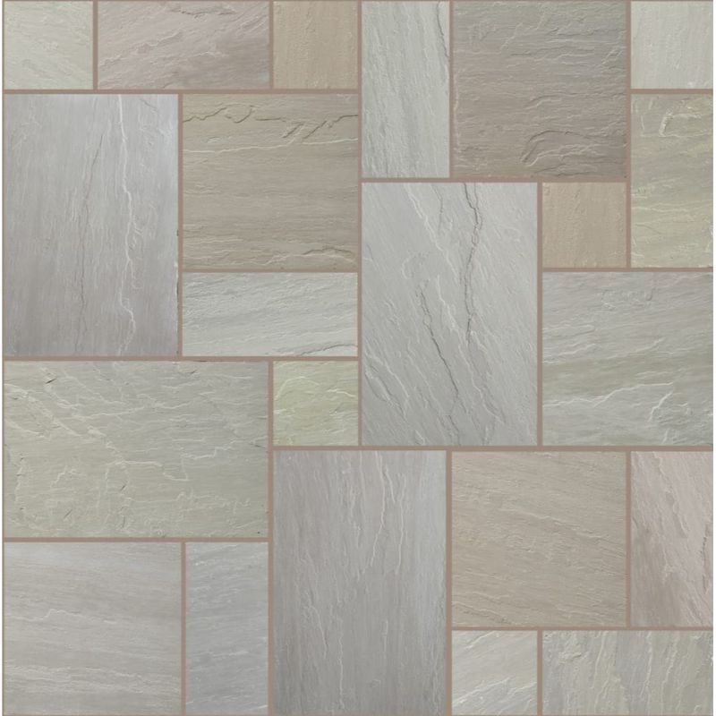 Indian Sandstone Patio Pack (60 Slabs - 18.97m2 per Pack) - All Colours