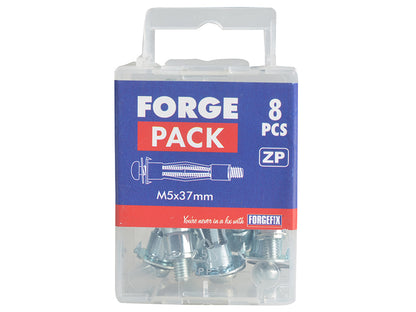 Forgefix Cavity Wall Anchors - M5 X 37mm Zinc Plated - (Box of 100)