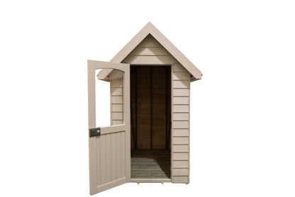 Forest Retreat Redwood Shed Natural Cream - 6 x 4 ft