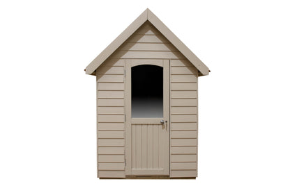 Forest Retreat Redwood Shed Natural Cream - 8 x 5 ft