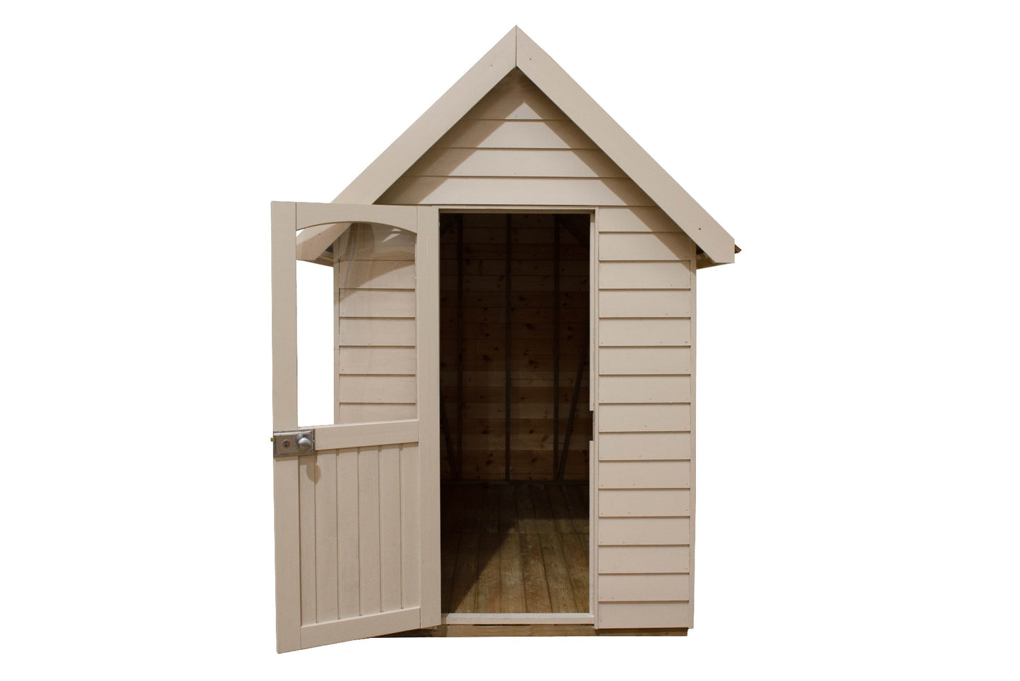 Forest Retreat Redwood Shed Natural Cream - 8 x 5 ft