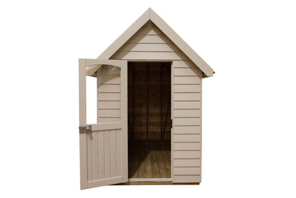 Forest Retreat Redwood Shed Natural Cream - 8 x 5 ft