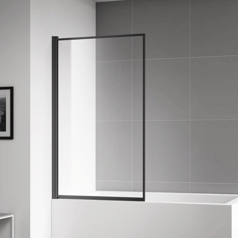 Aqua Velar 6mm Clear Glass Bath Screen 1400mm x 800mm