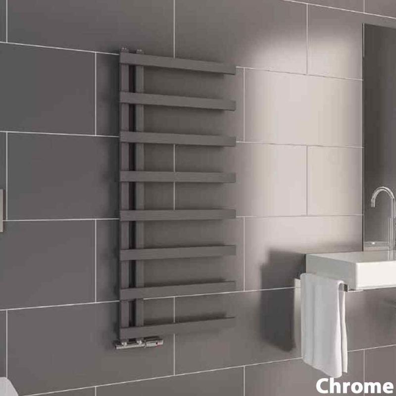 Aqua Aria Designer Towel Rail 1150mm x 500mm - All Colours