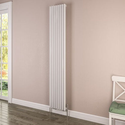 Aqua Desio Vertical Aqua Steel Radiator White - All Sizes
