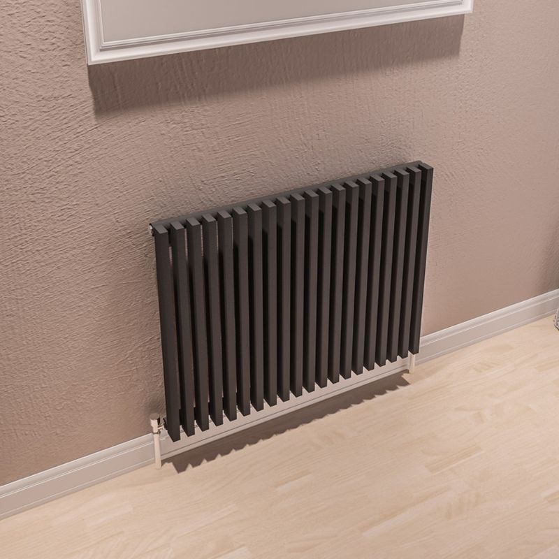 Aqua Desio Horizontal Aqua Steel Radiator Texture Anthracite - All Sizes