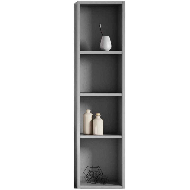 Aqua Element Tall Open Shelf Unit - All Colours