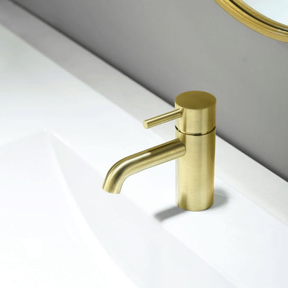 Aqua Mineral Mini Basin Mixer Tap (Inc Waste) - All Colours