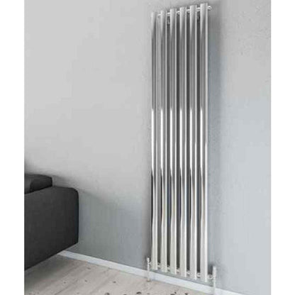 Aqua Moda Vertical Aqua Steel Radiator (Single) - Chrome - All Sizes