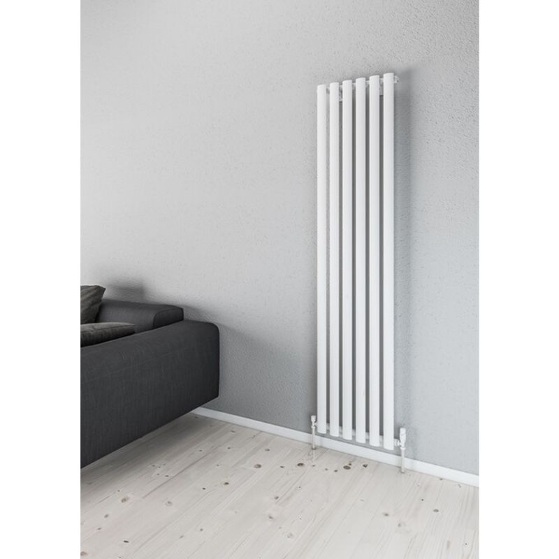 Aqua Moda Vertical Aqua Steel Radiator (Single) - White - All Sizes