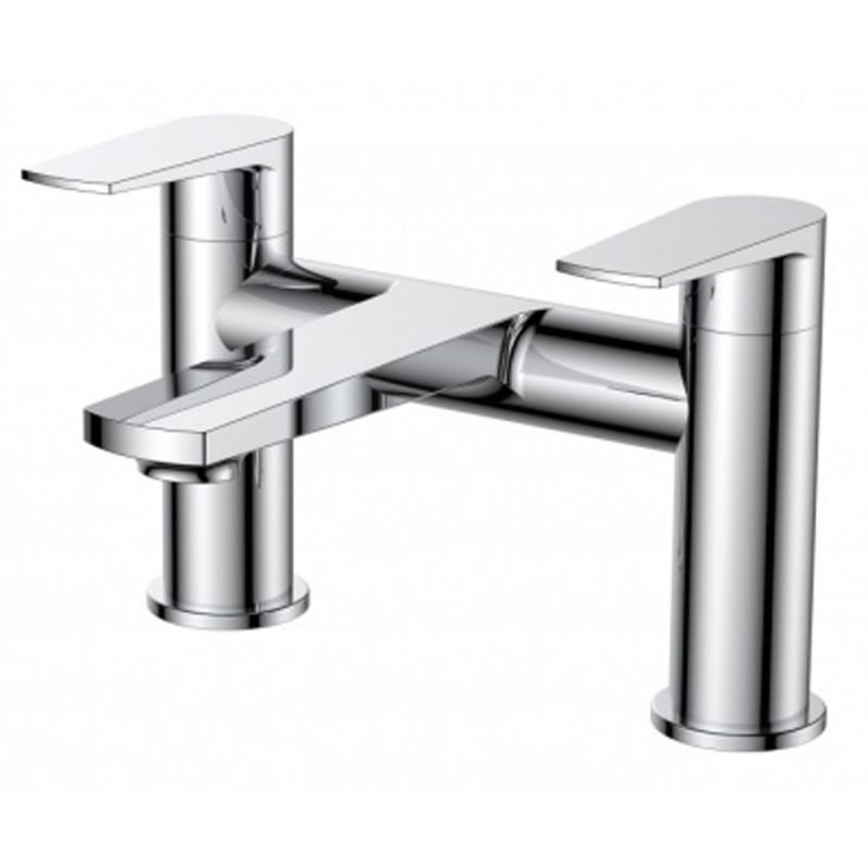 Aqua Pezzo Series Bath Filler - Chrome