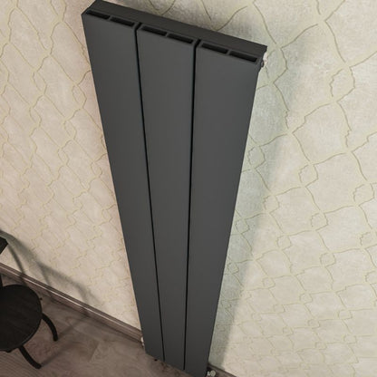 Aqua Vetta Vertical Aluminium Radiator 1800mm x 272mm - All Sizes