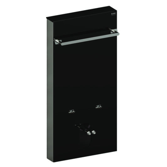 RAK Ceramics Ecofix Obelisk Cistern Cabinet For Wall Hung Bidet In Black