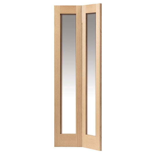 JB Kind Oak Fuji Bi-Fold Internal Door Unfinshed 1981 X 762 X 35mm