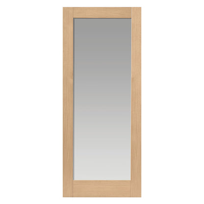 JB Kind Oak Glazed Fuji Internal Door Unfinished