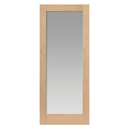 JB Kind Oak Glazed Fuji Internal Door Unfinished 1981 X 762 X 35mm