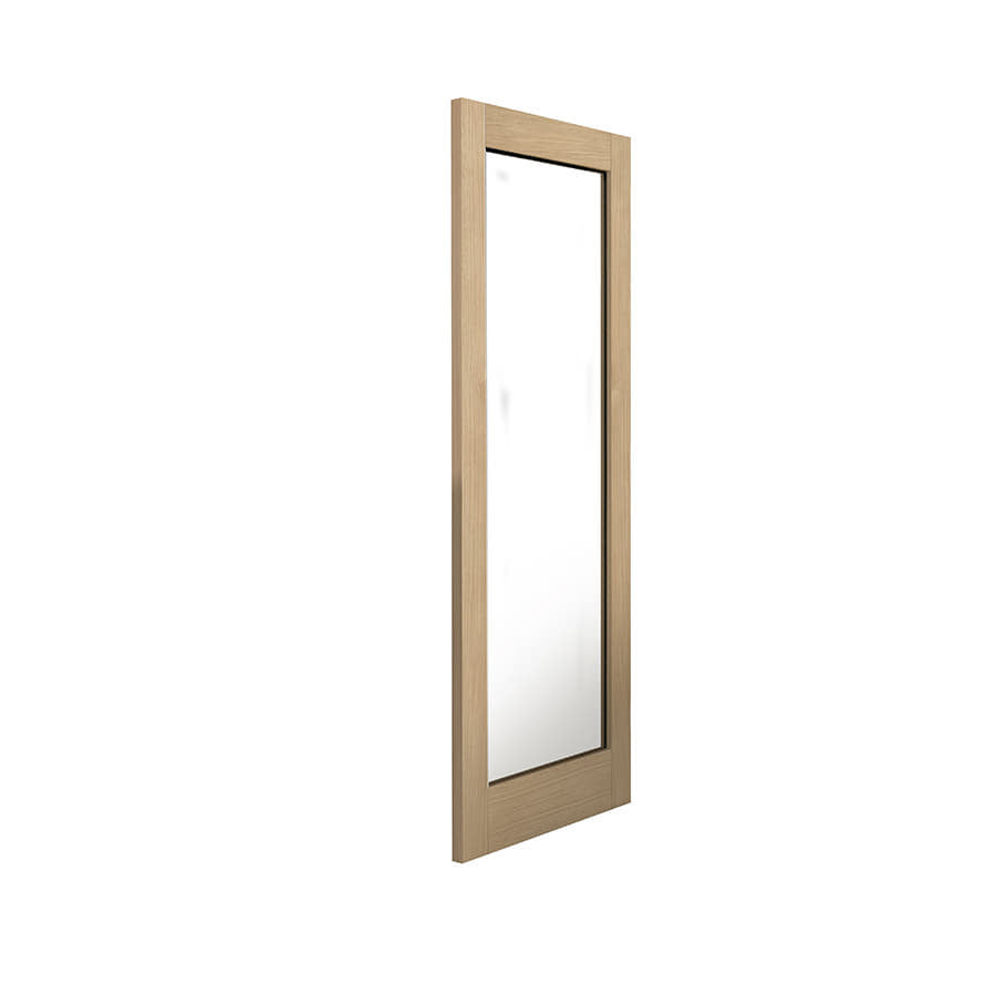 JB Kind Oak Glazed Fuji Internal Door Unfinished