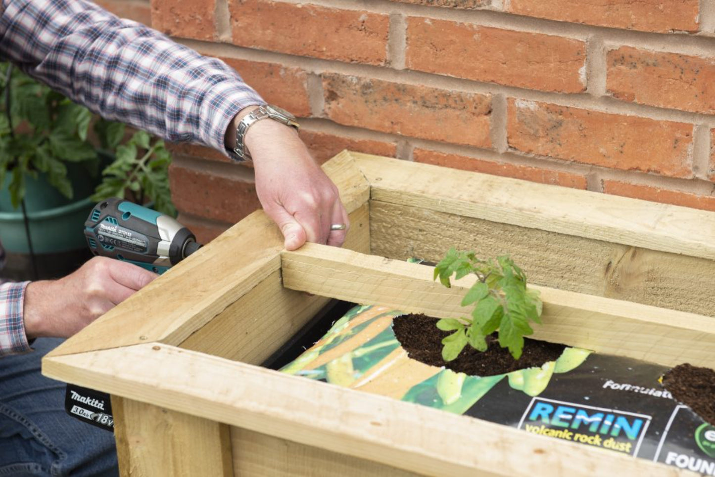 Forest Garden Grow Bag Tray Container - 1m