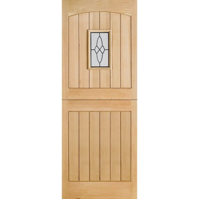 LPD Cottage 1 Light Oak Exterior Stable Door 78in x 30in x 44mm (1981 x 762mm)