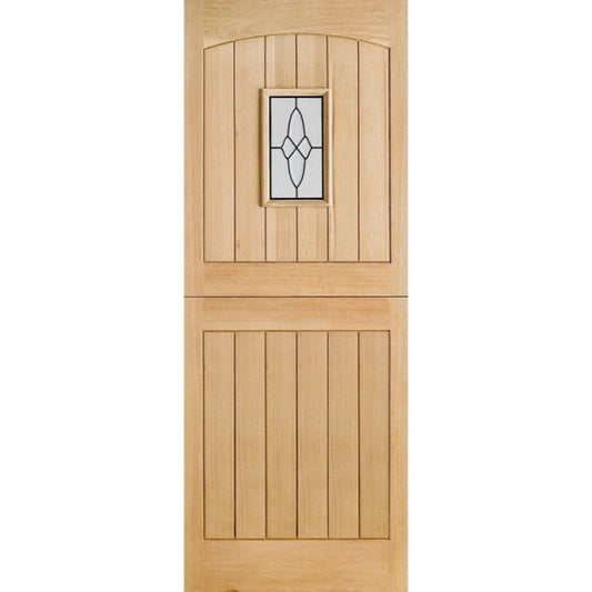 LPD Cottage 1 Light Oak Exterior Stable Door 78in x 30in x 44mm (1981 x 762mm)