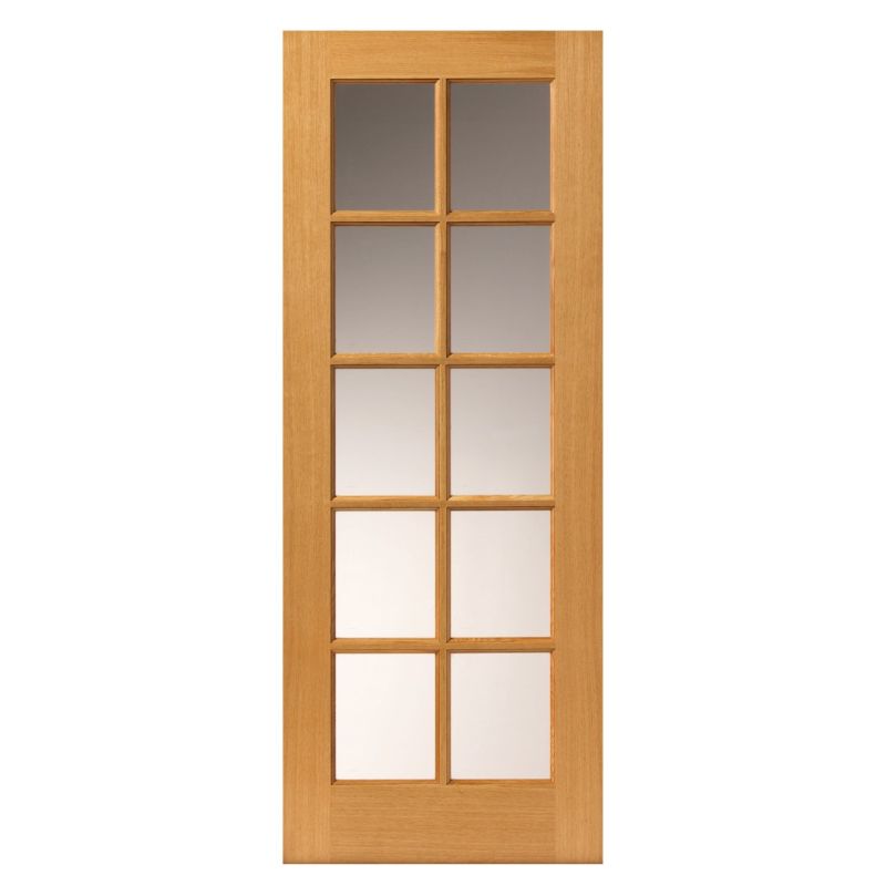 JB Kind Gisburn Oak Glazed Internal Door-1981 x 686 x 35mm