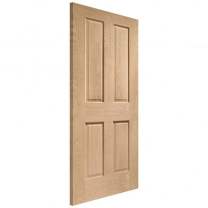 Image for XL Joinery Victorian 4 Panel Internal Oak Fire Door 2040 x 726 x 44mm