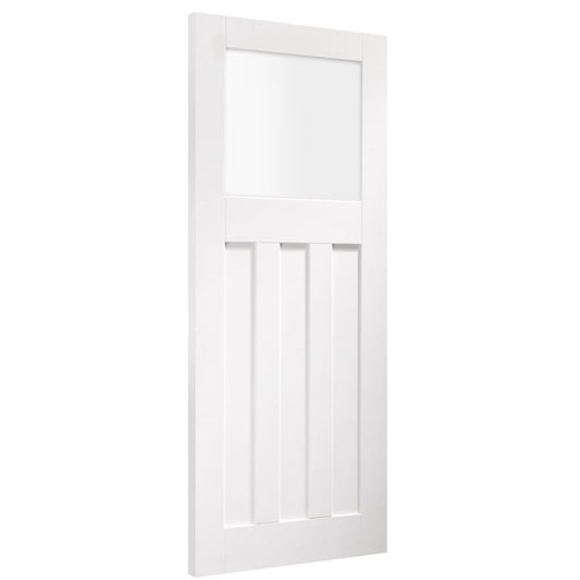 Image for XL Joinery DX Internal White Primed Door with Obscure Glass 1981 x 762 x 35mm (30")