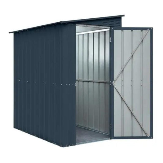 Globel 4ft x 8ft Lean-To Metal Garden Shed - All Sizes