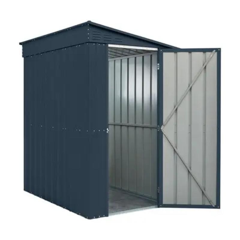 Globel 4ft x 8ft Lean-To Metal Garden Shed - All Sizes