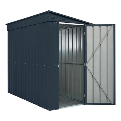 Globel 4ft x 8ft Lean-To Metal Garden Shed - All Sizes