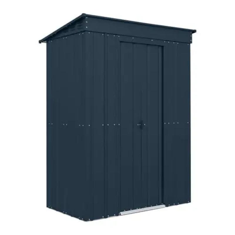 Globel Pent Metal Garden Shed - All Sizes