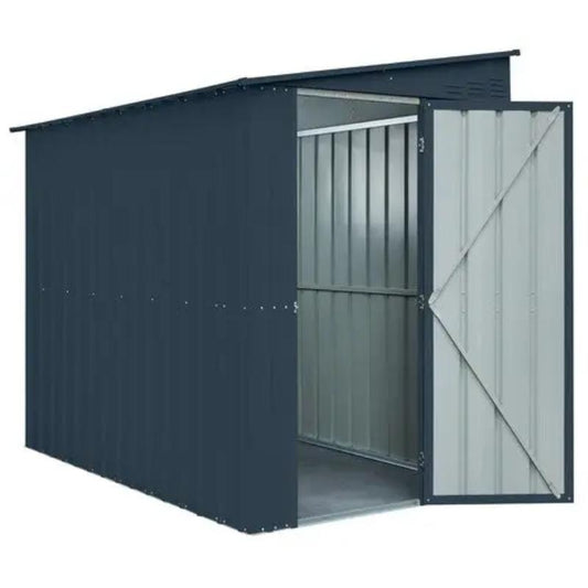 Globel Lean-To Metal Garden Shed - Buy Now