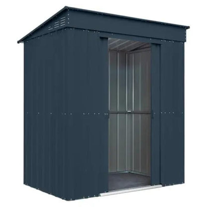 Globel Pent Metal Garden Shed - All Sizes