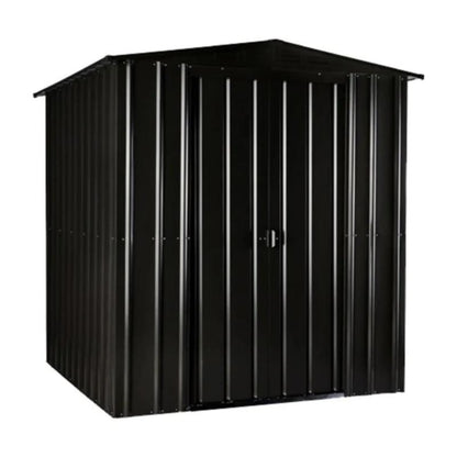 Globel Apex Metal Garden Shed (Anthracite Grey) - All Sizes