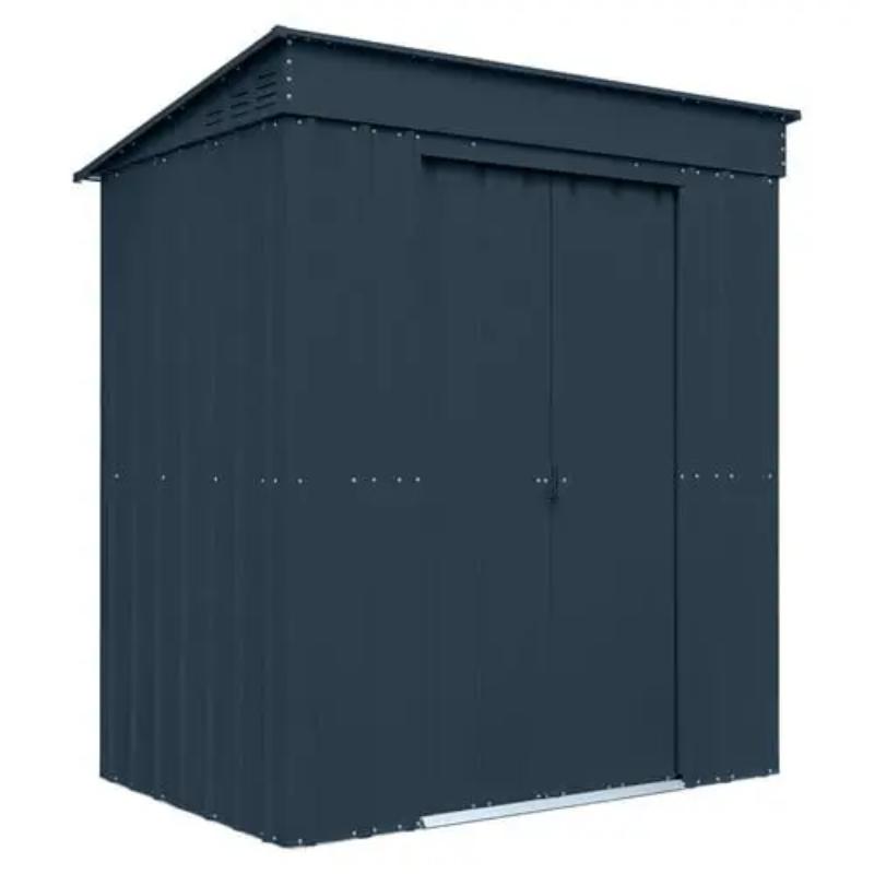 Globel Pent Metal Garden Shed - All Sizes