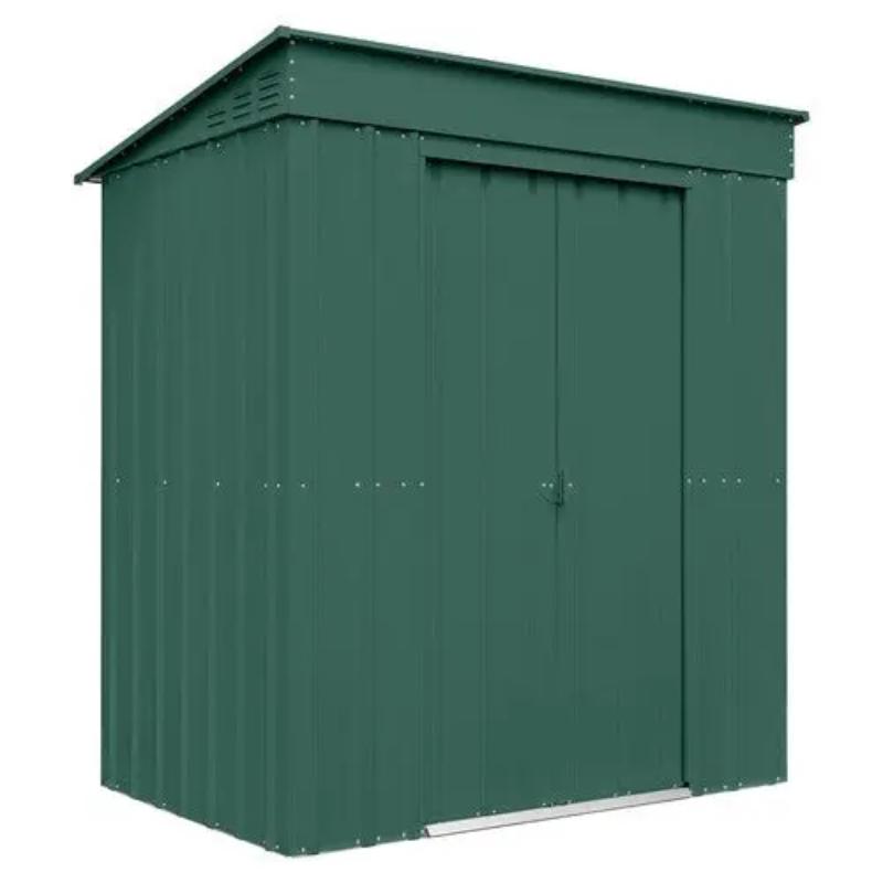 Globel Pent Metal Garden Shed - All Sizes