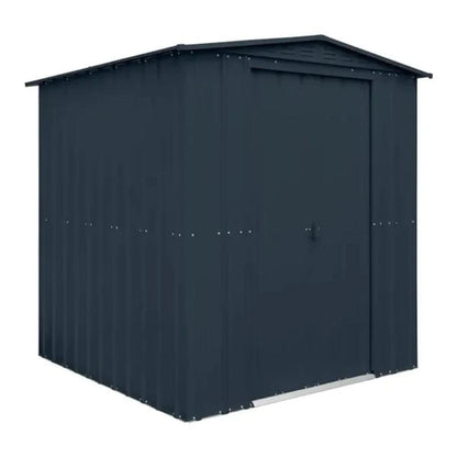 Globel Apex Metal Garden Shed (Grey) - All Sizes